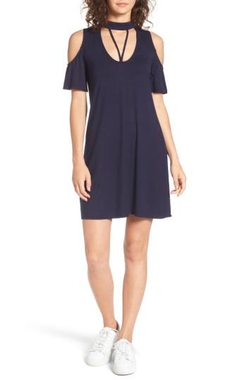 Women's Dee Elly Strappy Choker T-shirt Dress - Blue