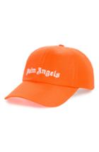 Men's Palm Angels Logo Ball Cap - Orange