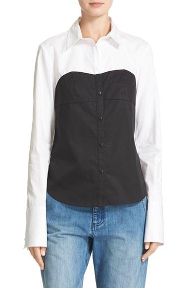 Women's Tibi Bustier Shirt