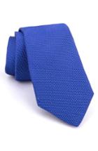 Men's Ted Baker London Micro Solid Silk Tie, Size - Blue