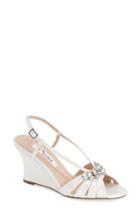 Women's Nina 'voleta' Wedge Sandal .5 M - Metallic