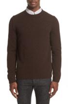 Men's A.p.c. Pull 90 Crewneck Sweater - Burgundy