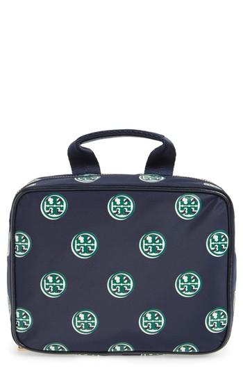 Tory Burch Quinn Print Hanging Cosmetic Case
