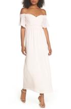 Women's Tfnc Freida Off The Shoulder Maxi Dress - Pink