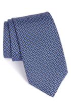Men's J.z. Richards Geometric Grid Silk Tie