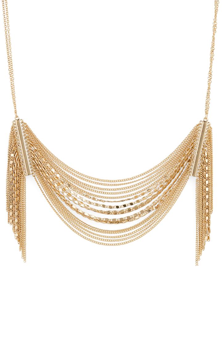 Women's Stella + Ruby Draped Chain Statement Necklace