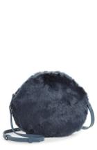 Furla Caos Faux Fur Crossbody Bag - Blue