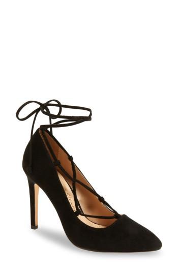 Women's Athena Alexander Raja Lace-up Pump .5 M - Black