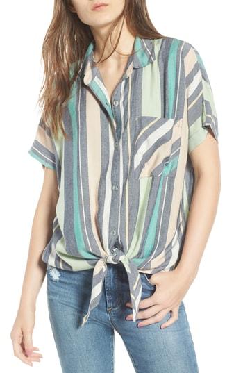 Women's O'neill Demi Stripe Shirt - Blue