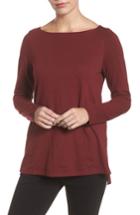 Women's Eileen Fisher Cashmere Blend Sweater - Burgundy
