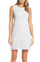 Women's Adrianna Papell Lace A-line Dress - Ivory