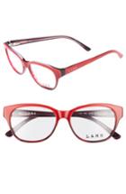 Women's L.a.m.b. 55mm Modified Oval Optical Glasses - Red