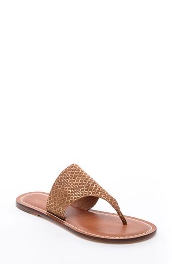 Women's Bernardo Monica Thong Sandal M - Brown
