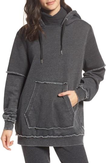 Women's The Laundry Room Good Hood Sweatshirt Dress - Grey