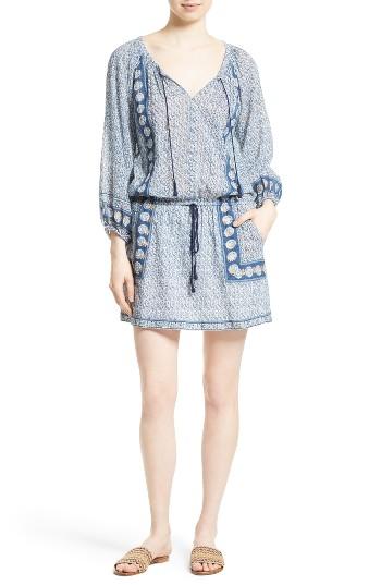 Women's Joie Almee Print Cotton Blouson Dress