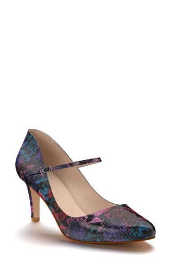 Women's Shoes Of Prey Mary Jane Pump .5 A - Purple