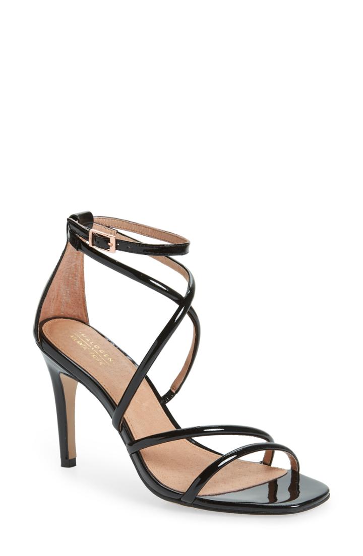 Women's Halogen X Atlantic-pacific Violetta Multi Strap Sandal M - Black