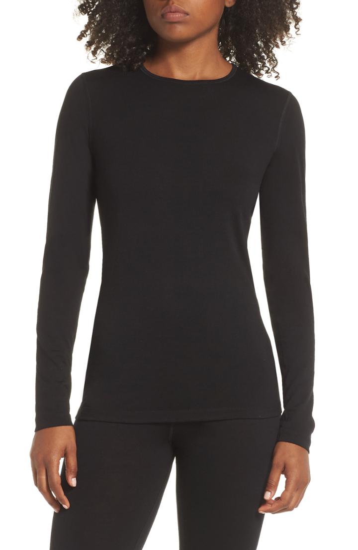 Women's Icebreaker Oasis Long Sleeve Merino Wool Base Layer Tee