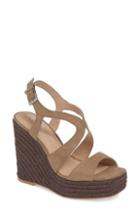 Women's Charles By Charles David Damon Platform Wedge Sandal .5 M - Beige