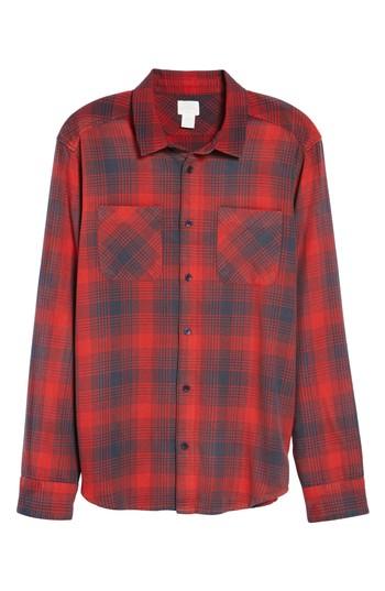 Men's Rvca Plaid Woven Shirt
