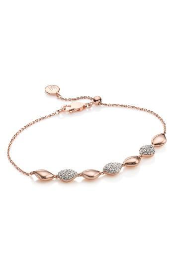 Women's Monica Vinader Nura Teardrop Diamond Bracelet