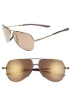 Men's Nike Outrider E 62mm Oversize Aviator Sunglasses - Copper/ Brown Bronze