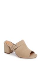 Women's Linea Paolo Isla Block Heel Mule .5 M - Beige