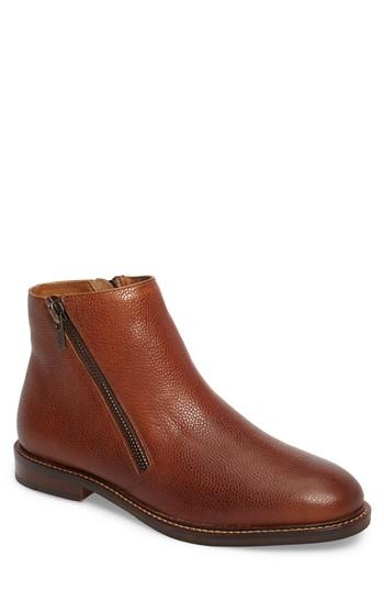 Men's Kenneth Cole Reaction Zip Boot .5 M - Brown