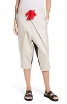 Women's Neverbefore Foldover Crop Pants - Beige