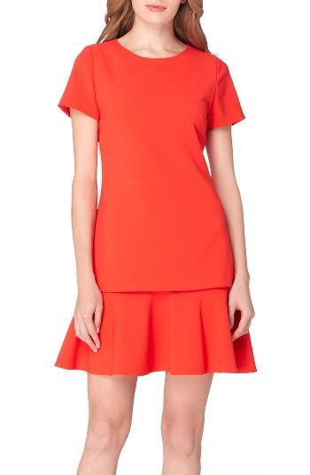 Women's Tahari Ruffle A-line Dress