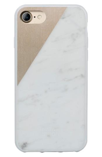 Native Union Clic Marble Iphone 7 & 7 Case - White