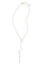 Women's Bp. Circle Bar Lariat Necklace