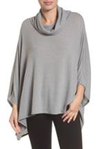 Women's Caslon Cowl Neck Poncho Top, Size - Grey