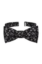 Men's Ted Baker London Floral Silk Bow Tie, Size - Black