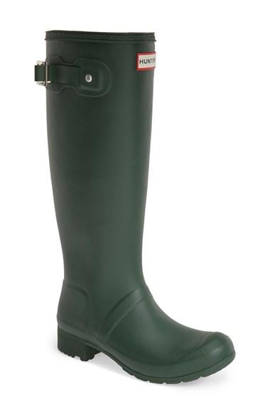 Women's Hunter 'tour' Packable Rain Boot M - Green