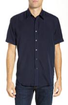 Men's Coastaoro Dream On Regular Fit Short Sleeve Sport Shirt - Blue