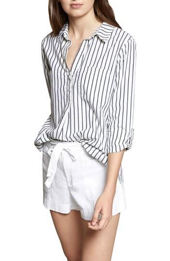 Women's Sanctuary Miles Maxi Stripe Tunic Top, Size - White