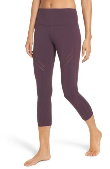 Women's Alo High Rise Cosmic Capri Leggings - Purple