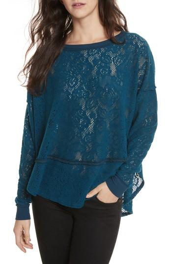 Women's Free People Not Cold In This Top - Blue