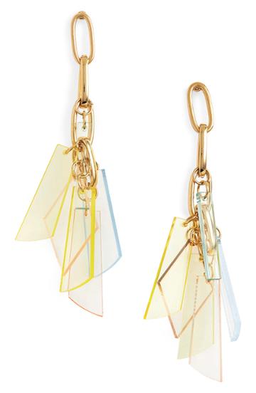 Women's Stephan & Co. Mixed Media Cluster Drop Earrings
