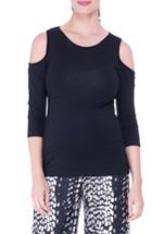 Women's Olian Cold Shoulder Maternity Top