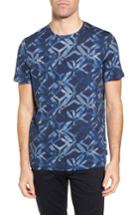Men's Ted Baker London Woof Batik Print T-shirt (s) - Blue