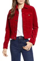 Women's Ag Robyn Corduroy Jacket - Red