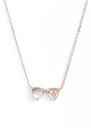 Women's Dana Rebecca Designs Diamond & Stone Pendant Necklace
