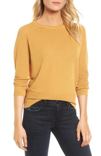 Women's 4si3nna Ribbed Sweatshirt - Yellow