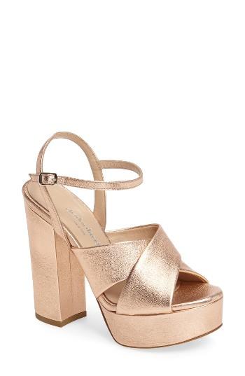 Women's Charles David Rima Platform Sandal M - Red