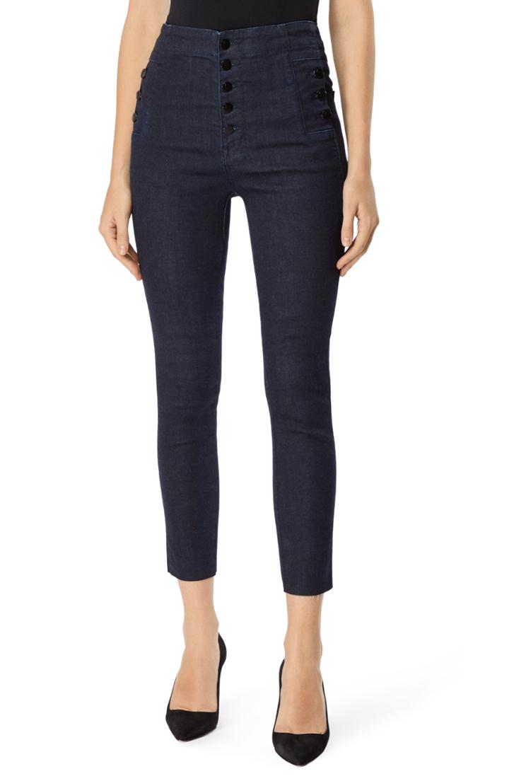 Women's J Brand Natasha Sky High Crop Skinny Jeans - Blue