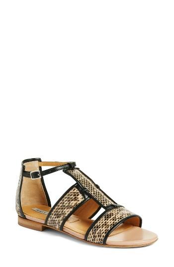 Women's Alberto Fermani Alicia Genuine Snakeskin Sandal