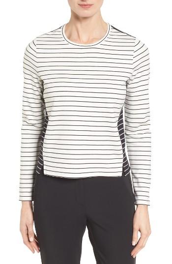 Women's Nordstrom Collection Mix Stripe Top