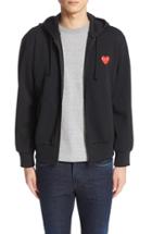 Men's Comme Des Garcons Play Zip-up Hoodie